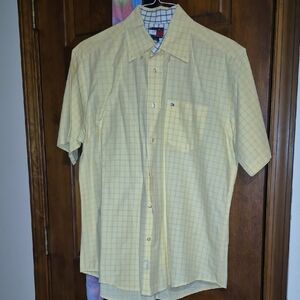 Mens Med Tommy Hilfiger Button Up Dress Shirt W/ Collar